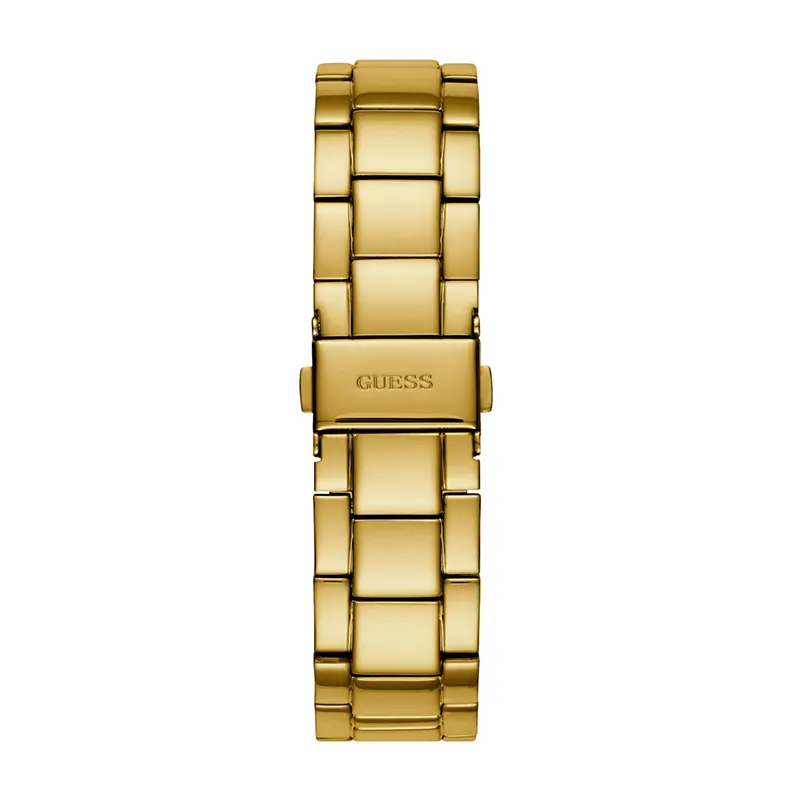 Guess Solar Yellow Gold-tone Ladies Watch- W1070L2